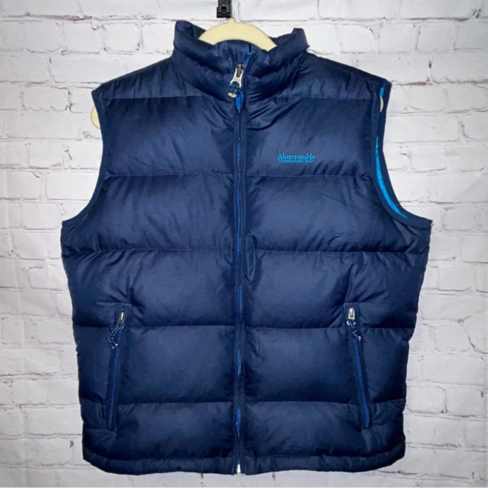 Abercrombie & Fitch‎ down puffer vest men’s size M - Picture 2 of 7